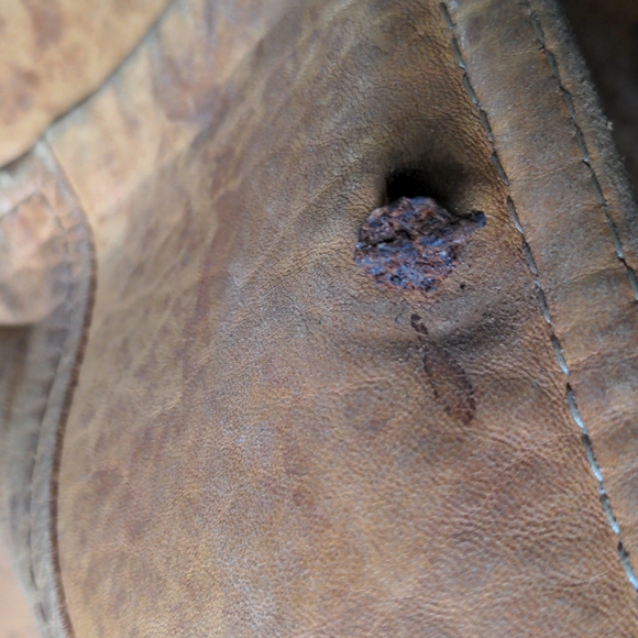 100% Old Leather Gary Gordon by Julius & Sons Leather Jacket - Picture 7 of 11